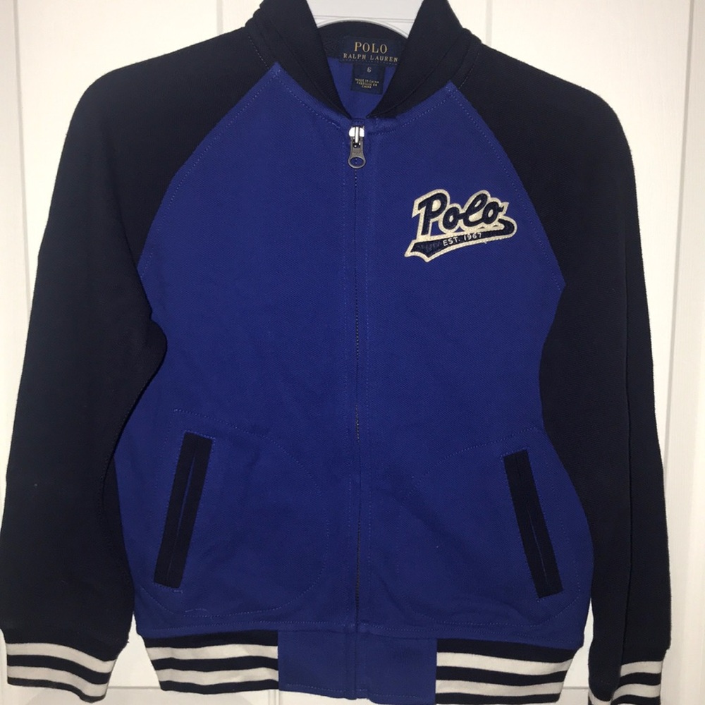 Ralph Lauren Polo boys zip-up size 6